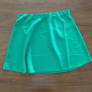 New With Tags J.Crew Gwen Mini Slip Skirt Size Small in Brilliant Kelly Green